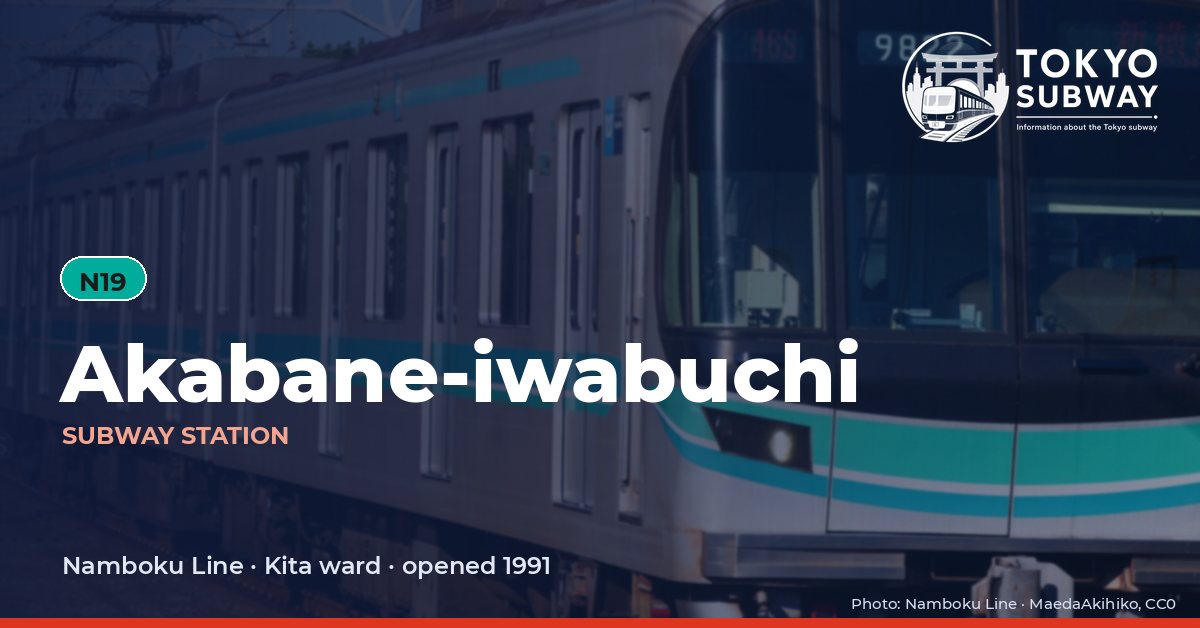 Akabane-iwabuchi Station, Tokyo subway