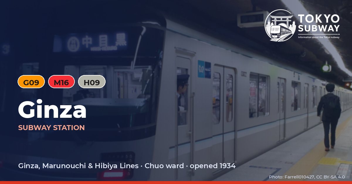 Ginza Station, Tokyo subway
