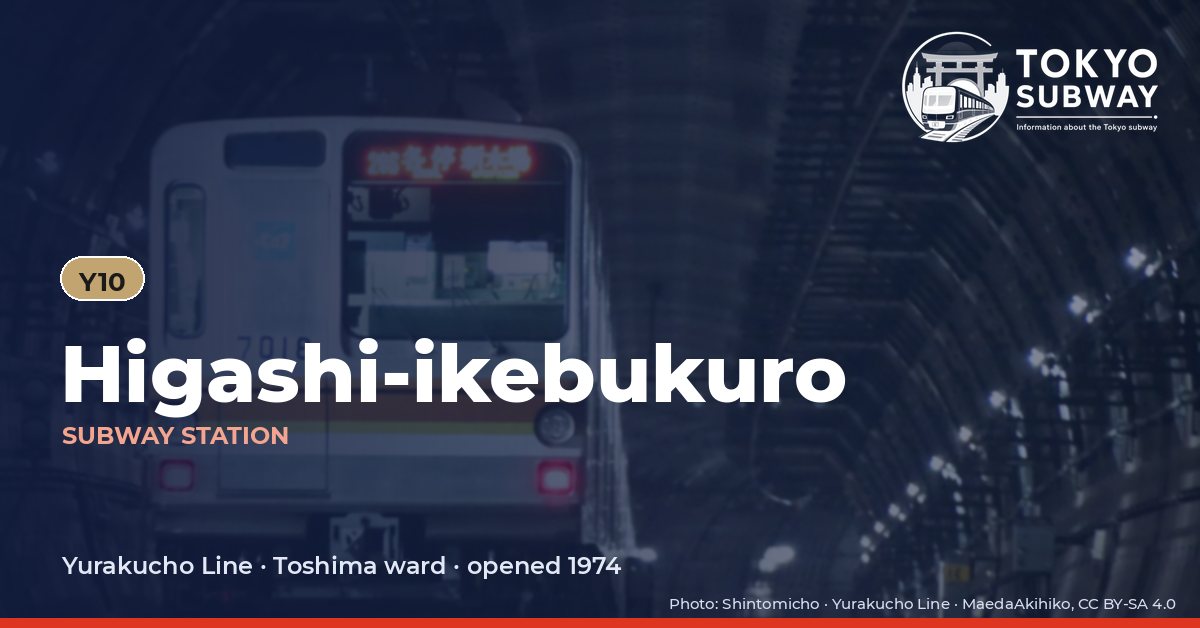 Higashi-ikebukuro Station, Tokyo subway