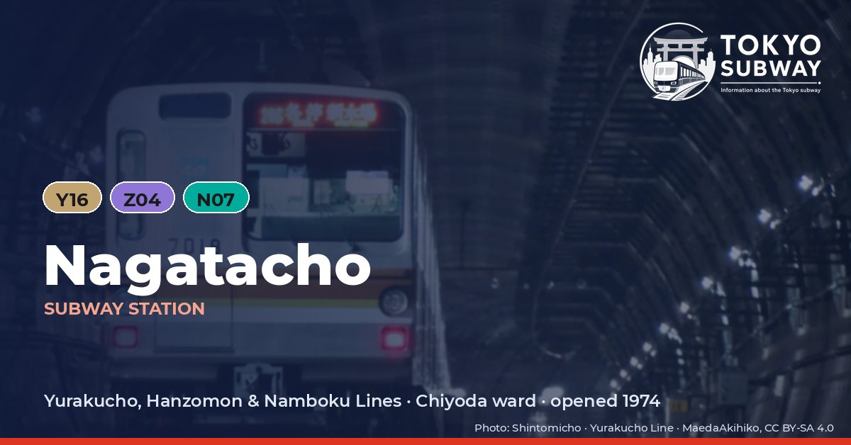 Nagatacho Station, Tokyo subway