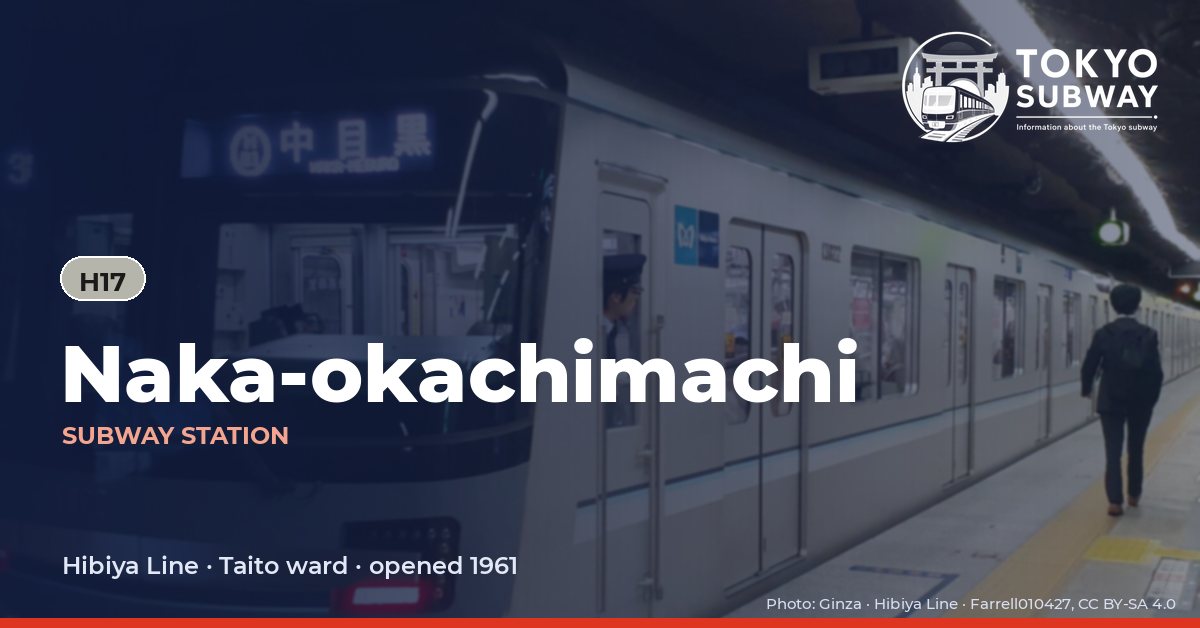 Naka-okachimachi Station, Tokyo subway