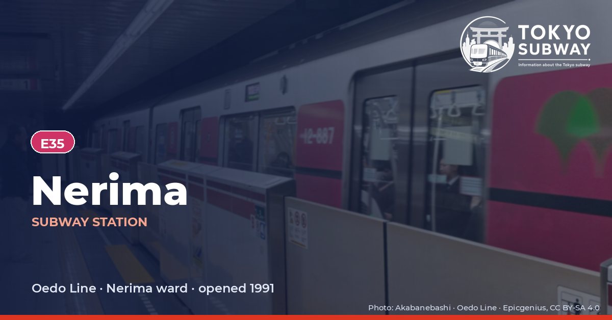 Nerima Station, Tokyo subway