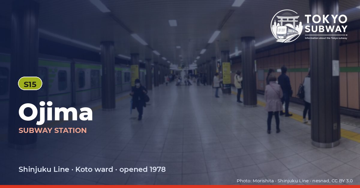 Ojima Station, Tokyo subway
