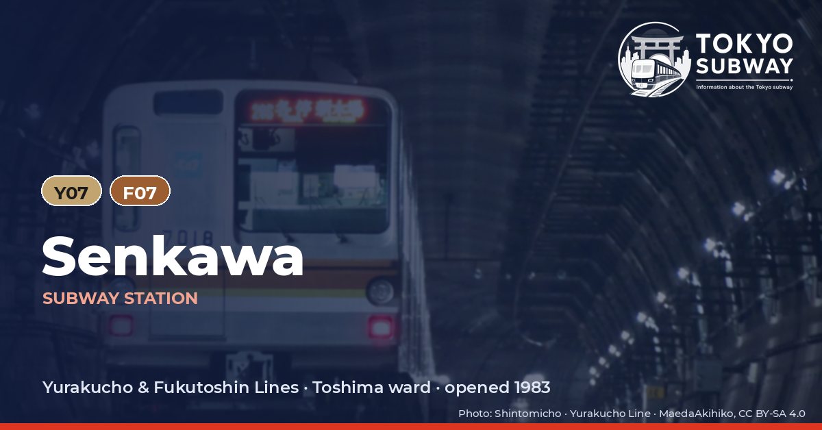 Senkawa Station, Tokyo subway
