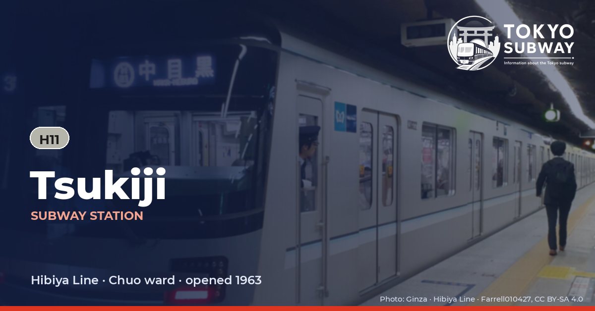 Tsukiji Station, Tokyo subway