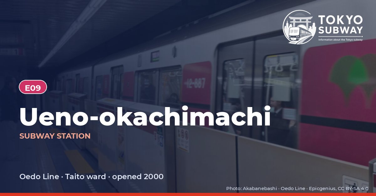 Ueno-okachimachi Station, Tokyo subway