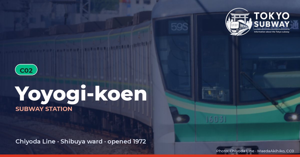 Yoyogi-koen Station, Tokyo subway